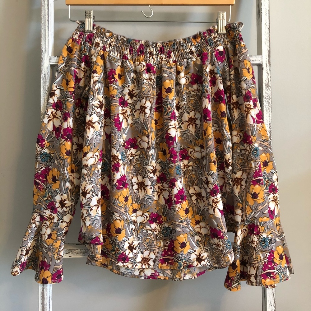 Floral Off the Shoulder Top